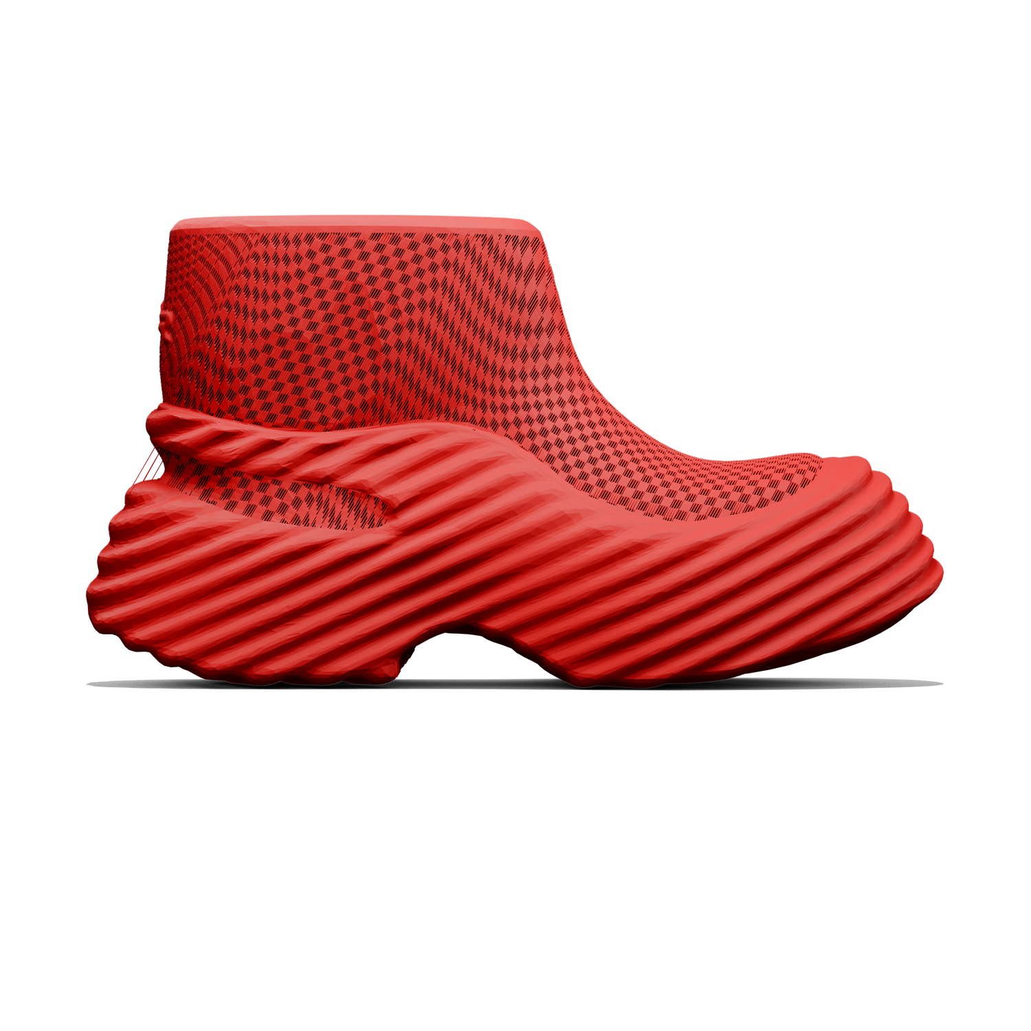 Fractis HIGH - 3D printed shoes - zellerfeld