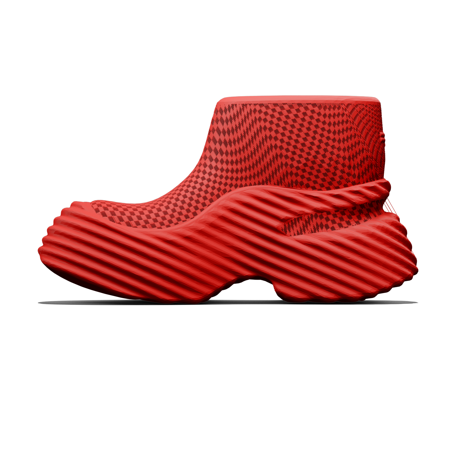 Fractis HIGH - 3D printed shoes - zellerfeld