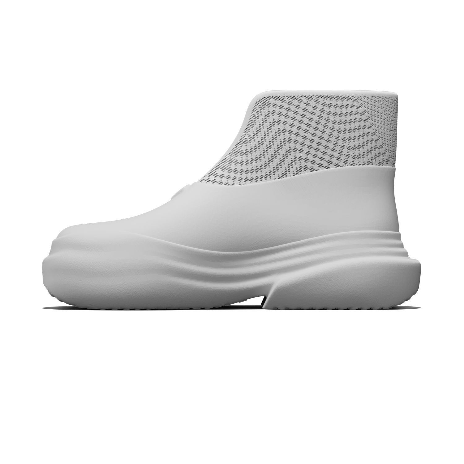 TT-001.2 Wavy Boot - 3D printed shoes - zellerfeld