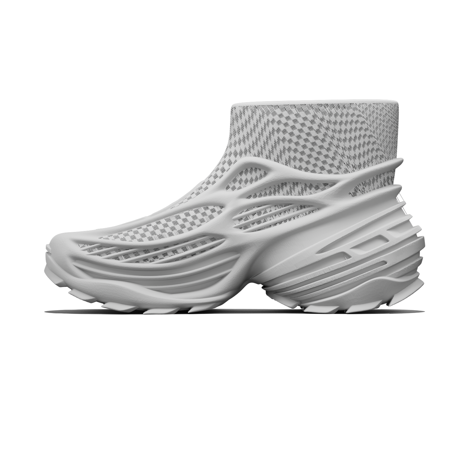 Lotus 02 HIGH - 3D printed shoes - zellerfeld